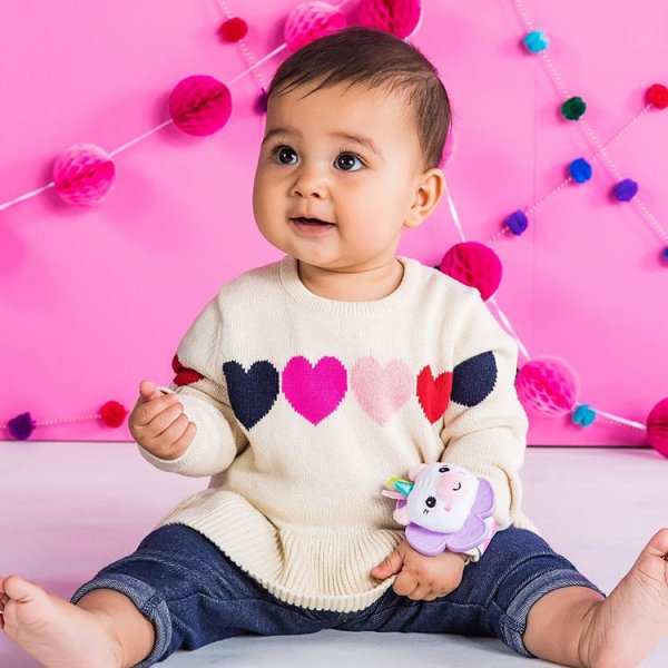 画像5: ピンク ラトル&ティーズ・リストパル (5)