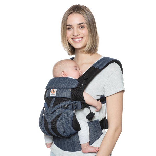 画像7: 【実店舗限定】エルゴベビー・ベビーキャリア OMNI(オムニ) 360 クールエア/インディゴウィーブ (7)