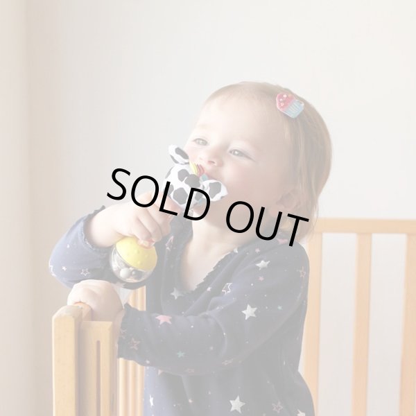 画像2: Sassy ピーカブー・ラトル／ゼブラ (2)