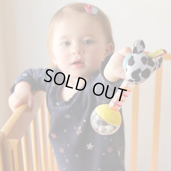 画像4: Sassy ピーカブー・ラトル／ゼブラ (4)