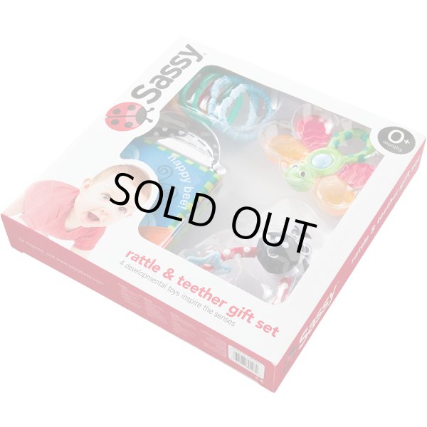 画像2: *SASSY ラトル&ティーザー・ギフトセット(4コセット):サッシー (2)