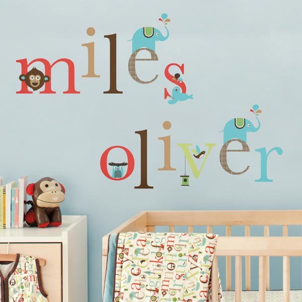 画像2: *SKIP HOP スキップホップ - アルファベットズー・ウォールステッカー (2)