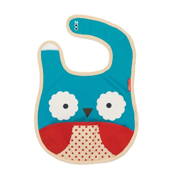 画像2: SKIP HOP スキップホップ - パッカブル・アニマルビブ/オウル (2)