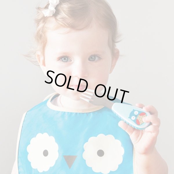 画像2: SKIP HOP スキップホップ - アニマル・フォーク&スプーンセット/オウル (2)