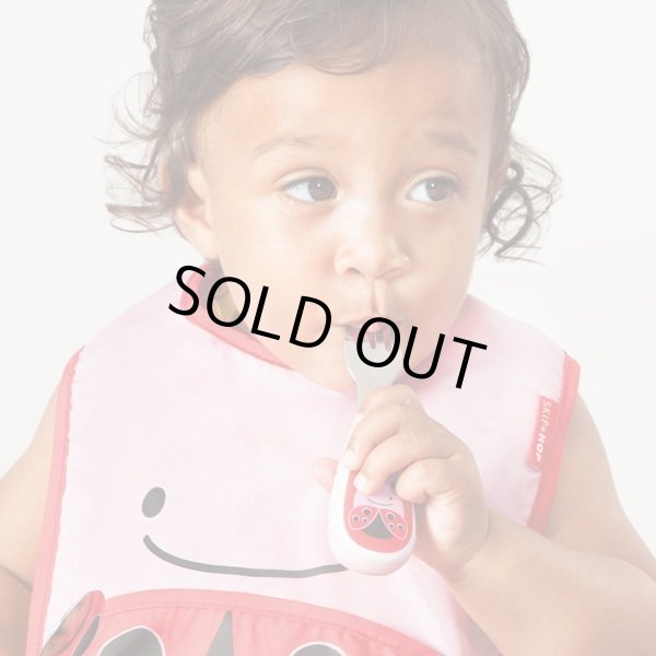 画像2: SKIP HOP スキップホップ - アニマル・フォーク&スプーンセット/レディバグ (2)