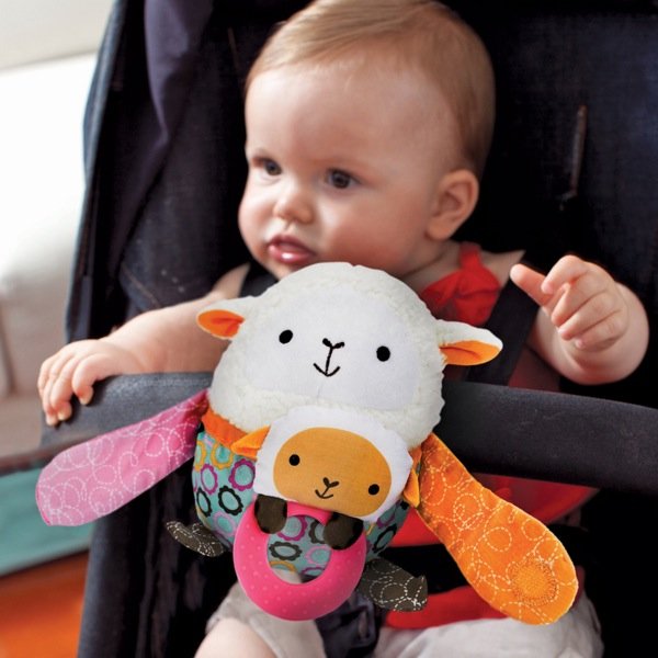 画像3: *SKIP HOP ハグ&ハイド・ストローラートイ/ヒツジ / スキップホップ (3)