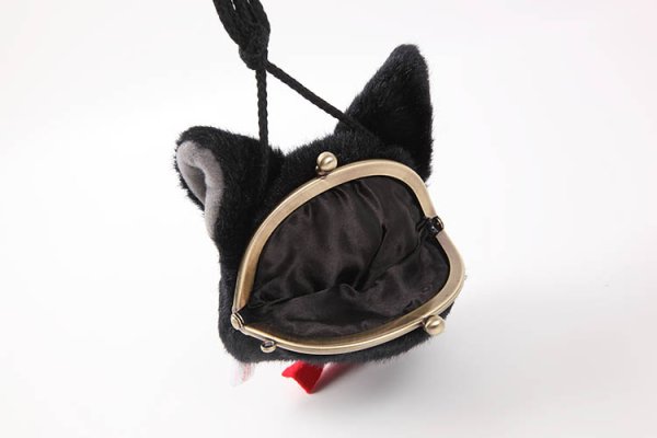 画像4: お財布ポシェット ぬいぐるみシリーズ がま口 おすましジジ(黒猫):魔女の宅急便 #K5206 (4)