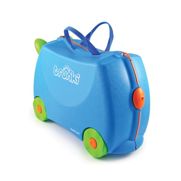 画像2: キッズ スーツケース トランキ 【乗って遊べる子供用スーツケース】ライドオン・トランキ/テランスブルー/trunki (2)