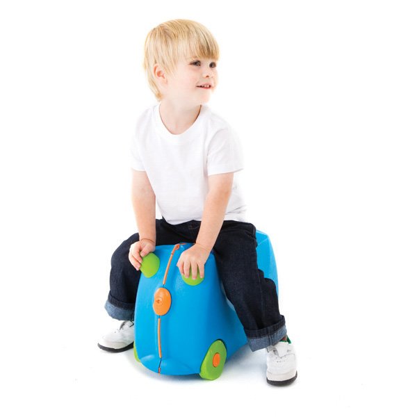 画像3: キッズ スーツケース トランキ 【乗って遊べる子供用スーツケース】ライドオン・トランキ/テランスブルー/trunki (3)